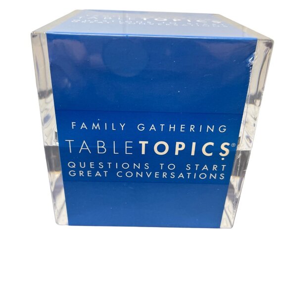 Table Topics Game Family Gathering NEW, Conversation Game TableTopics Family - Picture 1 of 4